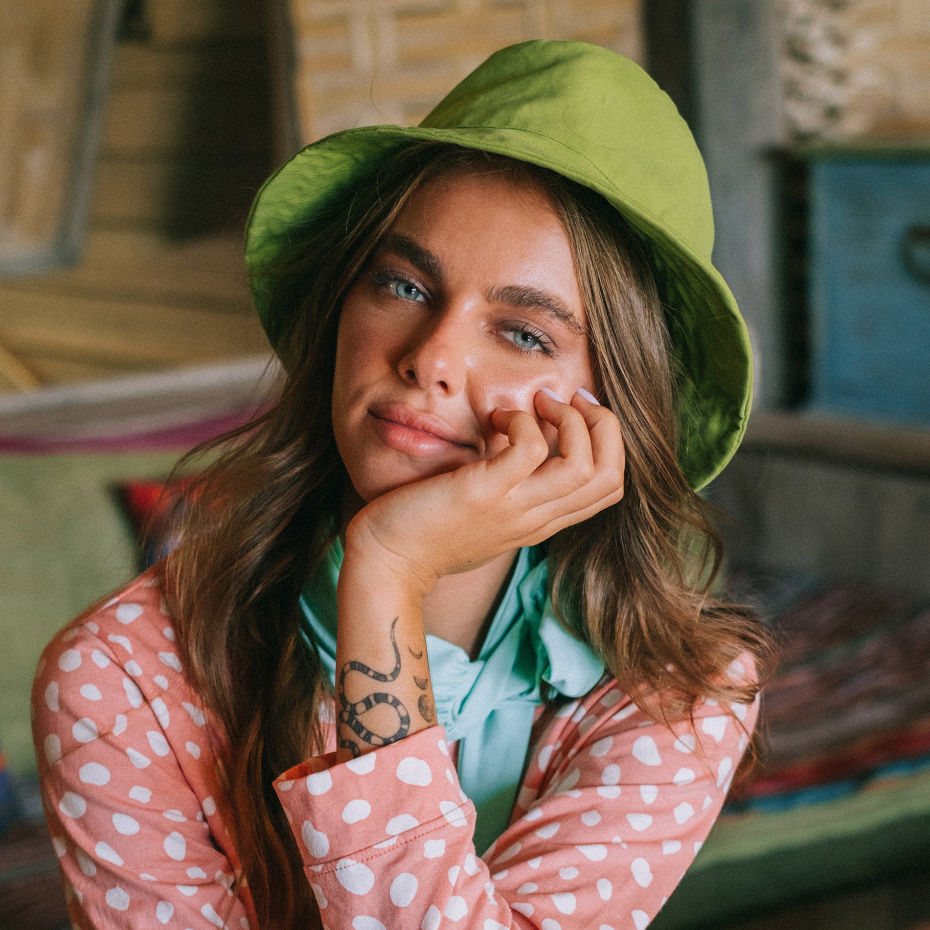 seaside bucket hat (hs82)