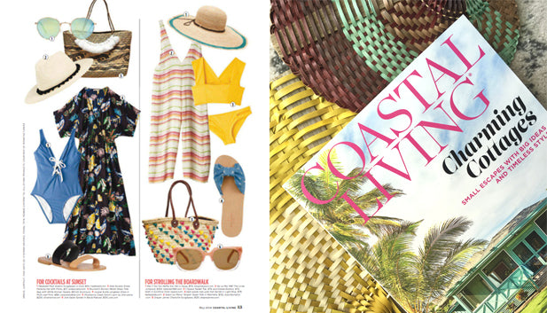 Brunna Borneo Medio Tote in COASTAL LIVING Magazine Spring Edition