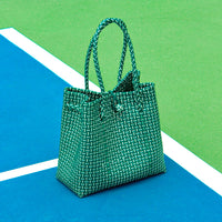Toko Bazaar Woven Tote Bag In Green
