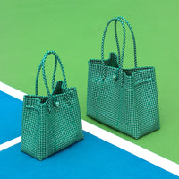 Toko Bazaar Woven Tote Bag In Green