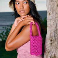 Introducing Antonia, a very special glass crystal-adorned novelty bag designed to satisfy the fascination for shimmers and sparkles. Antonia’s glamorous presence demands attention, allowing you to shine bright at any soirée.