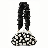 The Arnoldi Orca Clutch Bag In Black & White