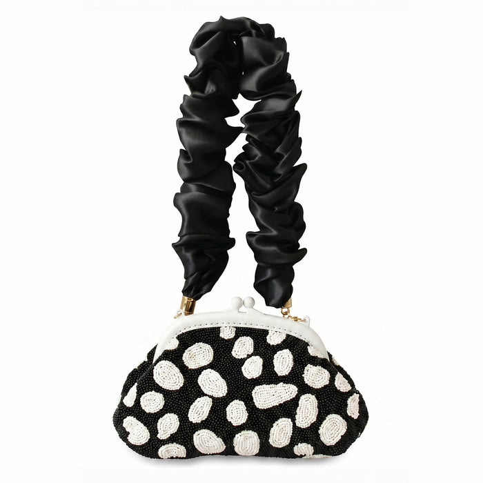 The Arnoldi Orca Clutch Bag In Black & White