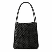 Julian Recycled Market Tote Bag In Black