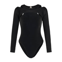 JUPITER Open-back Recycled Two-piece Swimsuit In Black