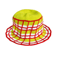 Chapeau au crochet à carreaux MARGARITA