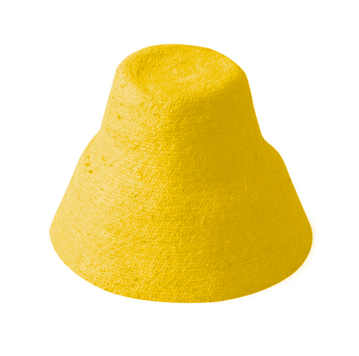 NAOMI Jute Straw hat in Yellow. Naomi Jute Bucket Hat is designed specifically for the wild at heart with classic sophistication. Enjoy lounging poolside or exploring the city on sun-soaked days as its protective hat brim provides ample shade. Made of natural jute straws which have the perfect weight, this hat will sit comfortably and won't fly away in sudden gusts. It's also very practical to pack in any size luggages and ideal to take on any trips.