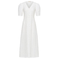 Robe en coton brodée OLYMPIA