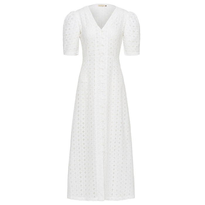 Robe en coton brodée OLYMPIA