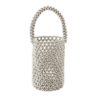Introducing SILVA, the ultra-desirable bucket bag with the Bali X Cali-infused style. Feel nature’s energy in the palm of your hand as you tote the SILVA Metallic Beads Bucket bag on a sunny day at the beach.&nbsp;The shimmering metallic beads reflect the sunlight, creating a beautiful play of light and color.
