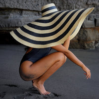 BrunnaCo SOLANA Oversized Straw Hat is a statement piece that will keep the spotlight on you while enjoying the sun. Crafted from braided natural straw, the SOLANA hat has an oversized brim guaranteed to provide full coverage from the sun’s harsh rays. Fold the brim as needed to style.