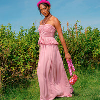 Combinaison Palazzo SRI Bamboo en rose poudré