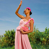 Combinaison Palazzo SRI Bamboo en rose poudré