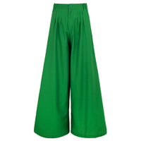 Pantalon Palazzo à jambe large TAYLOR en vert Kelly
