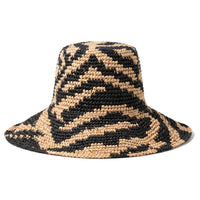 The Zenda Wide Brim Raffia Rancher Hat In Black