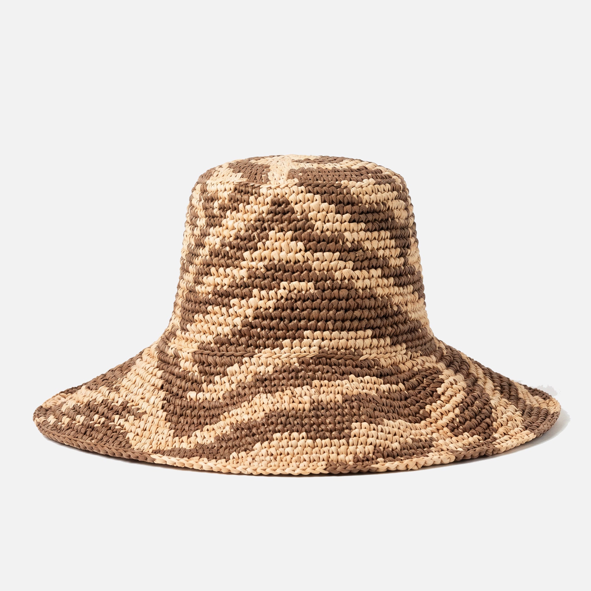 The Zenda Wide Brim Raffia Rancher Hat In Brown – BrunnaCo