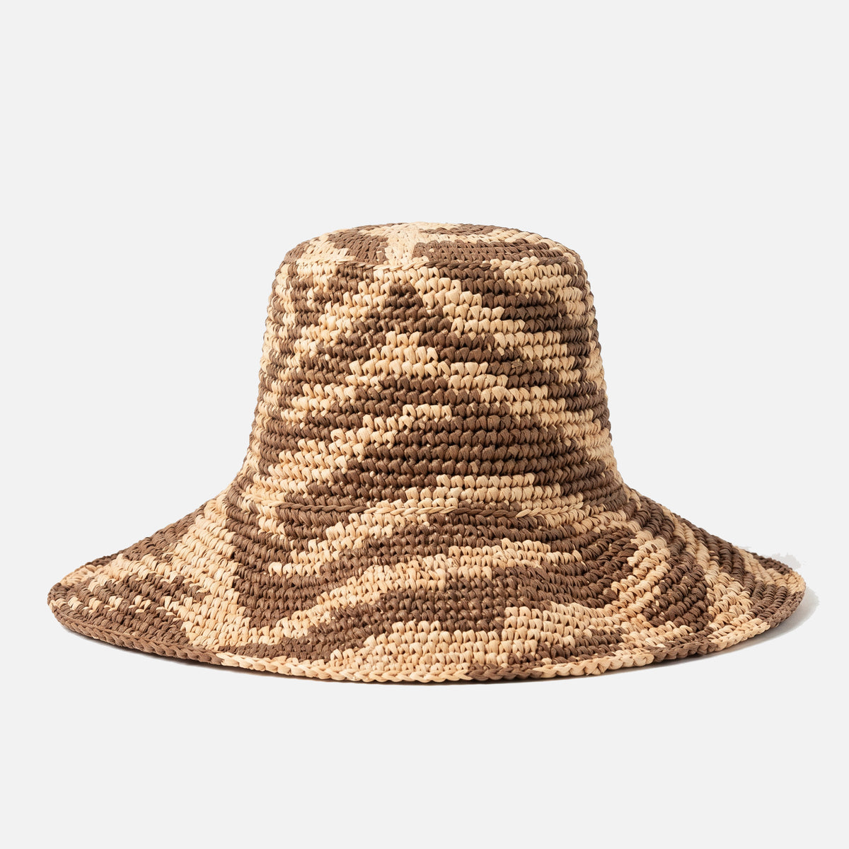 The Zenda Wide Brim Raffia Rancher Hat In Brown