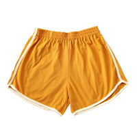 Short recyclé FILLE Seaside Runner, en jaune tournesol